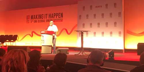 5º Congresso Mundial da UNI enaltece a importância do movimento sindical no mundo